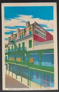 New Orleans, LA - Antoine's Restaurant - Oldest in New Orleans - unused ca 1950 - Picture 1 of 2
