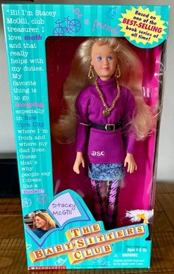 Baby-Sitters Club Kenner 1992 - Muñeca Stacey McGill - Nueva en Caja, De Colección Foto 1 de 4