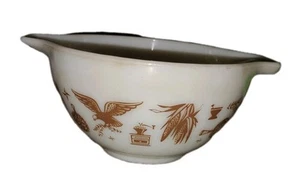 VTG 1962-71 Pyrex Mixing Bowl #441 Early American Cinderella 1.5 Pt. GUC - Picture 1 of 6