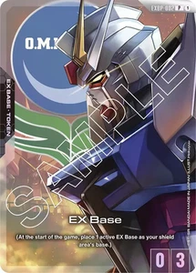 EX Base Arte Alternativo Strike Gundam Foil - EXBP-002 NM - Juego de Cartas Juego de Cartas TCG Gundam - Imagen 1 de 1