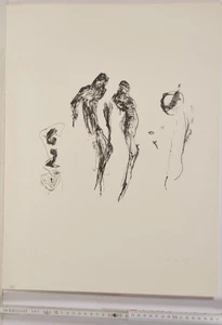 Joachim Scholz/signiert/Lithografie/Belegexemplar des Druckers Roland Ehrhardt/8 - Picture 1 of 3