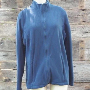 Women's L.L. Bean Navy Blue Outdoor Jacket Fleece Size L - Picture 1 of 1
