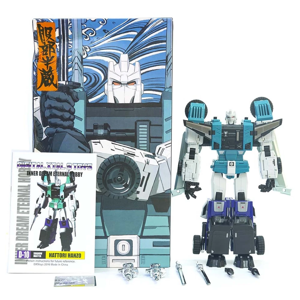 DX9 Toys Sixshot D10 Hanzo Hattori G1 MP Reissue Action Figure toy in stock - Image 1 of 4