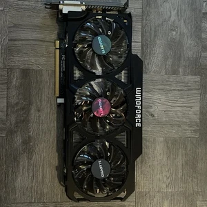 GIGABYTE WINDFORCE GV-N770OC-4GD Gaming Graphics Card PARTS - NOT TESTED - Afbeelding 1 van 5