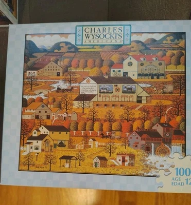 New 2005 Charles Wysocki Puzzle,"Amish Autumn" - Image 1 of 2
