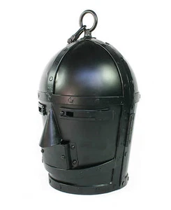 MASCARILLA DE HIERRO grillete abrazadera casco LARP cuello hierro X01KB - Imagen 1 de 1