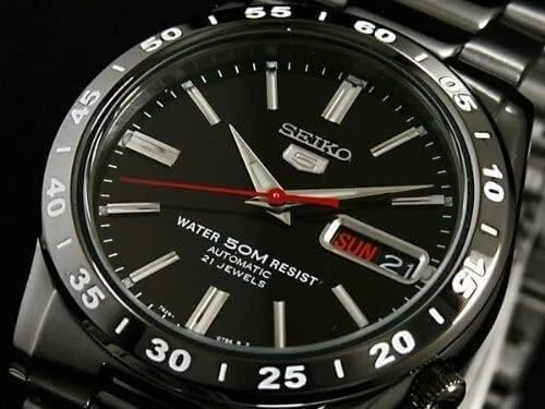 Seiko 5 Sports Men's Black Watch - SNKE03K1