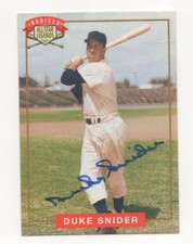 1994 Nabisco All-Star Autographs #4 Duke Snider