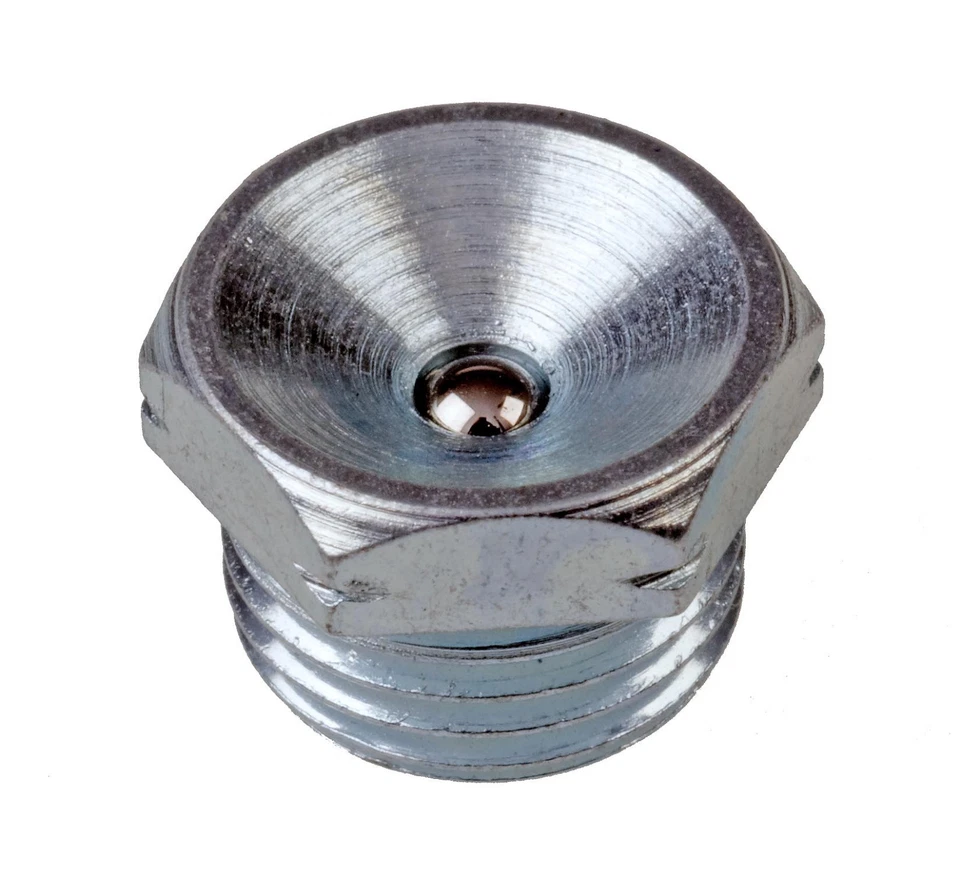 UMETA Tipo cóncavo Pezones de grasa hidráulica (D1) Métrico BSPP UNF DIN 3405