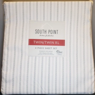 Juego de sábanas impresas de 4 piezas - Full/Twin| 17"" Extra profundo | Fresco, crujiente, transpirable Foto 1 de 2