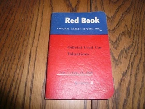 Jan Feb 1959 Booklet National Used Car Market Report Red Book - Region A - Picture 1 of 2