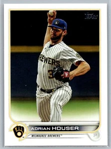 Adrian Houser 2022 Topps BASEBALL #486 Milwaukee Brewers - Picture 1 of 2