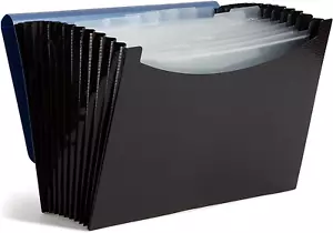 Expanding File Folder Pockets Document Storage Organizer Tabs A4 Letter Size Bag - Picture 1 of 7