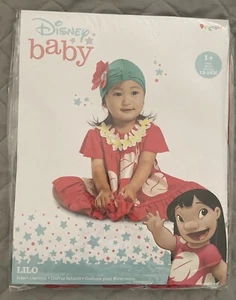 New Disney Lilo & Stitch Lilo Infant Baby Toddler Costume Halloween Dress Up - Picture 1 of 17
