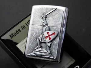 Zippo Lighter ⁕ Crusader Crusade Victory Templer Emblem ⁕ 1300103 ⁕ Neu ⁕ A255 - Bild 1 von 1