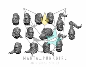 Viking Theme: General Heads - by Marta PunkGirl | Viking| Upgrade - Picture 1 of 2