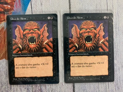 MTG 1x Portuguese FBB 4th Edition Howl From Beyond Pack Fresh (2 Available) - Image 1 of 2