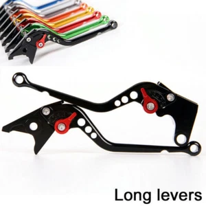 Red Long Brake Clutch Levers For DUCATI HYPERMOTARD 1100/S/EVO SP (2007-2012) - Picture 1 of 15
