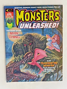 MONSTERS UNLEASHED! #5 8.0 April 1974 Man Thing Frankenstein - Picture 1 of 16