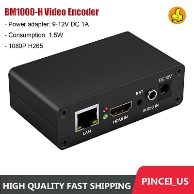 Unisheen BM1000H BM1000-H 1080P H265 codificatore video live streaming encoder pe66 - Immagine 1 di 4