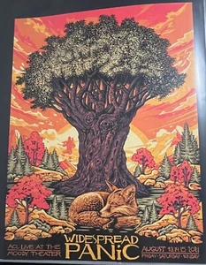 Widespread Panic Poster ACL Moody Austin TX 2021 Artist Todd Slater Stored in Bk - Picture 1 of 1