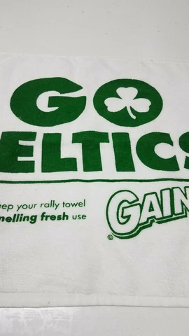 Gain Detergent Boston Go Celtics Rally Towel NBA Basketball Stadium Giveaway Cover