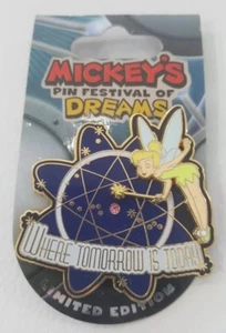 Mickey's Pin Festival of Dreams - Tinker Bell Where Tomorrow Is Today Pin  - Picture 1 of 2