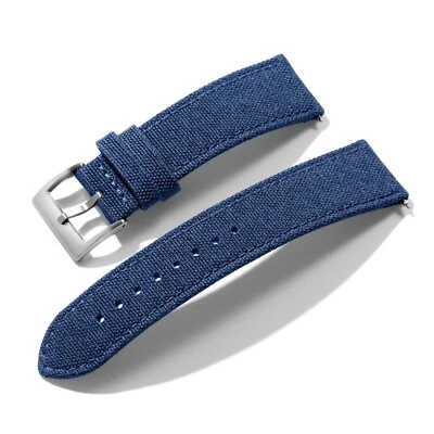 Quick Release Watch Band Sailcloth 20 22MM Nylon Fabric Watch Strap Men Women - Image 1 of 4