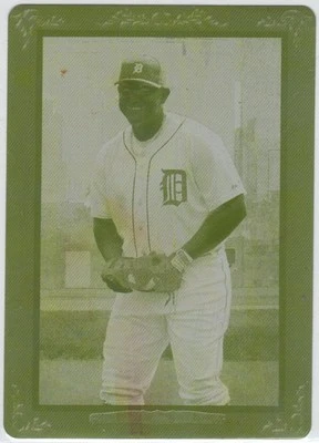 MIGUEL CABRERA 2013 TOPPS TURKEY RED- YELLOW PRINT PLATE, 1 of 1 NM-MT Condition - Image 1 of 2