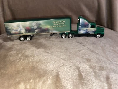 ERTL 1/64 Kenworth model tractor-trailer 11"  Thomas Kinkade Hometown Express - Image 1 of 4