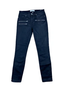 Women’s Henry & Belle Super Skinny Ankle Slick Biker Jeans Size 28 Inseam 28 - Picture 1 of 5
