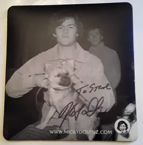 MICKEY DOLENZ SIGNED MOUSE PAD ORIGINAL 7.5 X 8" - Picture 1 of 3