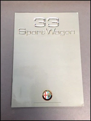 1989 1990 Alfa Romeo 33 Sport Wagon Vintage German Car Sales Brochure Catalog Foto 1 de 4