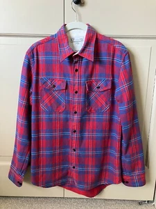 Visvim Black Elk Flannel Red/Blue Plaid Shirt 1 - Picture 1 of 4