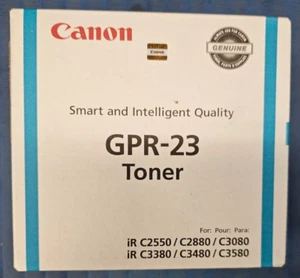 Genuine Canon GPR23 (0453B003) Cyan Toner Cartridge - NEW SEALED - Picture 1 of 3