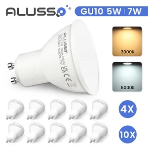 ALUSSO GU10 LED Leuchtmittel 5W/7W Warmweiß 3000K/Kaltweiß 6000K/3CCT Glühbirne - Bild 1 von 32