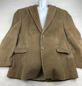 Vintage Lauren Ralph Lauren Corduroy Blazer Suit Jacket Coat 44R - Picture 1 of 15