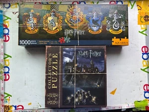 Harry Potter Puzzles Complete Hogwarts Intro House Crests 550 and 1000 pieces - Picture 1 of 13