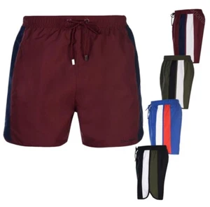 Pierre Cardin Mens Panelled Swim Shorts - Elastic Waist, Contrast Panels - SALE! - Picture 1 of 13