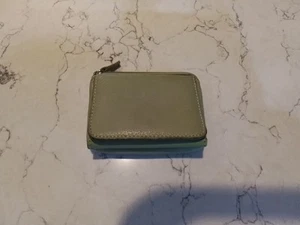 Portefeuille à langer femme cuir véritable avocat 3 plis - Photo 1/3