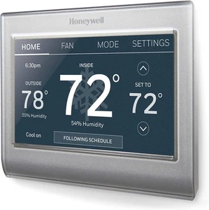 Honeywell Home RTH9585WF1004 Wi-Fi Smart Thermostat - Silver - Picture 1 of 5