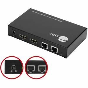 SIIG HDMI Over IP Encoder & Decoder Transceiver, TX/RX Mode Switching, - Picture 1 of 4