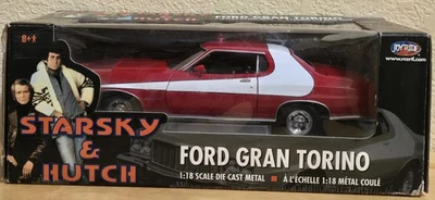 Coche fundido a presión ERTL Joy Ride RC2 Starsky & Hutch Ford Gran Torino 1:18 metal nuevo en caja Foto 1 de 4