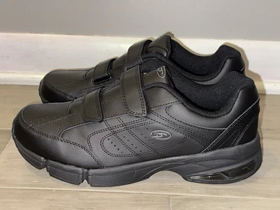NEW Dr Scholl's Double Strap Closure Black Men's Size 12 D Medium Sneaker 434-01 - Image 1 of 4