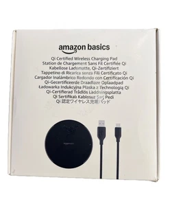 Amazon Basics 15W Qi Certified Wireless Charging Pad für iPhone/Samsung - Bild 1 von 3
