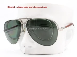 Ralph Lauren Polo PH3075 Sunglasses Flip up Eyeglasses Aviator Polarized Blemish - Picture 1 of 11