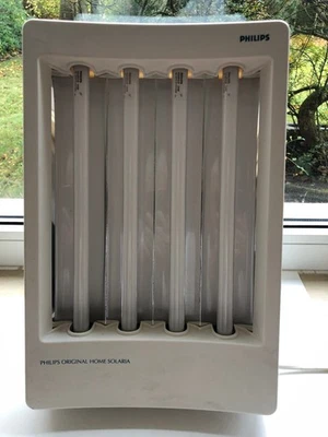 PHILIPS Original Home Solaria Gesichtsbräuner - UV Type 3 - 4 x Philips CLEO 15W - Bild 1 von 4