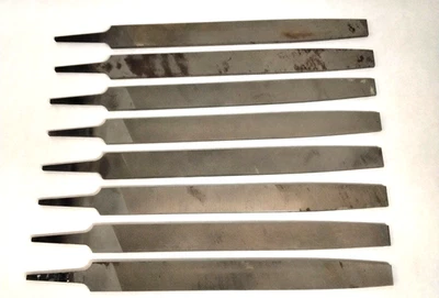 Lot of 8 Nicholson Mill Bastard Cut Flat Files 14" - Image 1 of 4