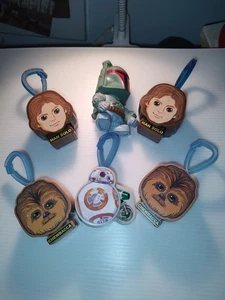 Star Wars McDonalds Happy Meal Spielzeug 2019 Lot 6 Boba Fett BB-8 Han Solo Chewbacca - Bild 1 von 9
