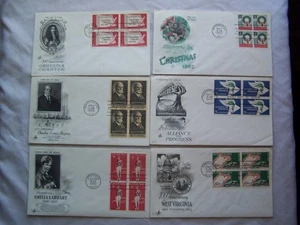 Lote de 12 Fundas Primer Día US - 1964 - 1967 - Bloques - 252 - Imagen 1 de 2